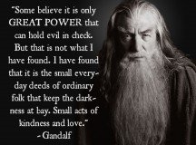 Wisdom From Gandalf