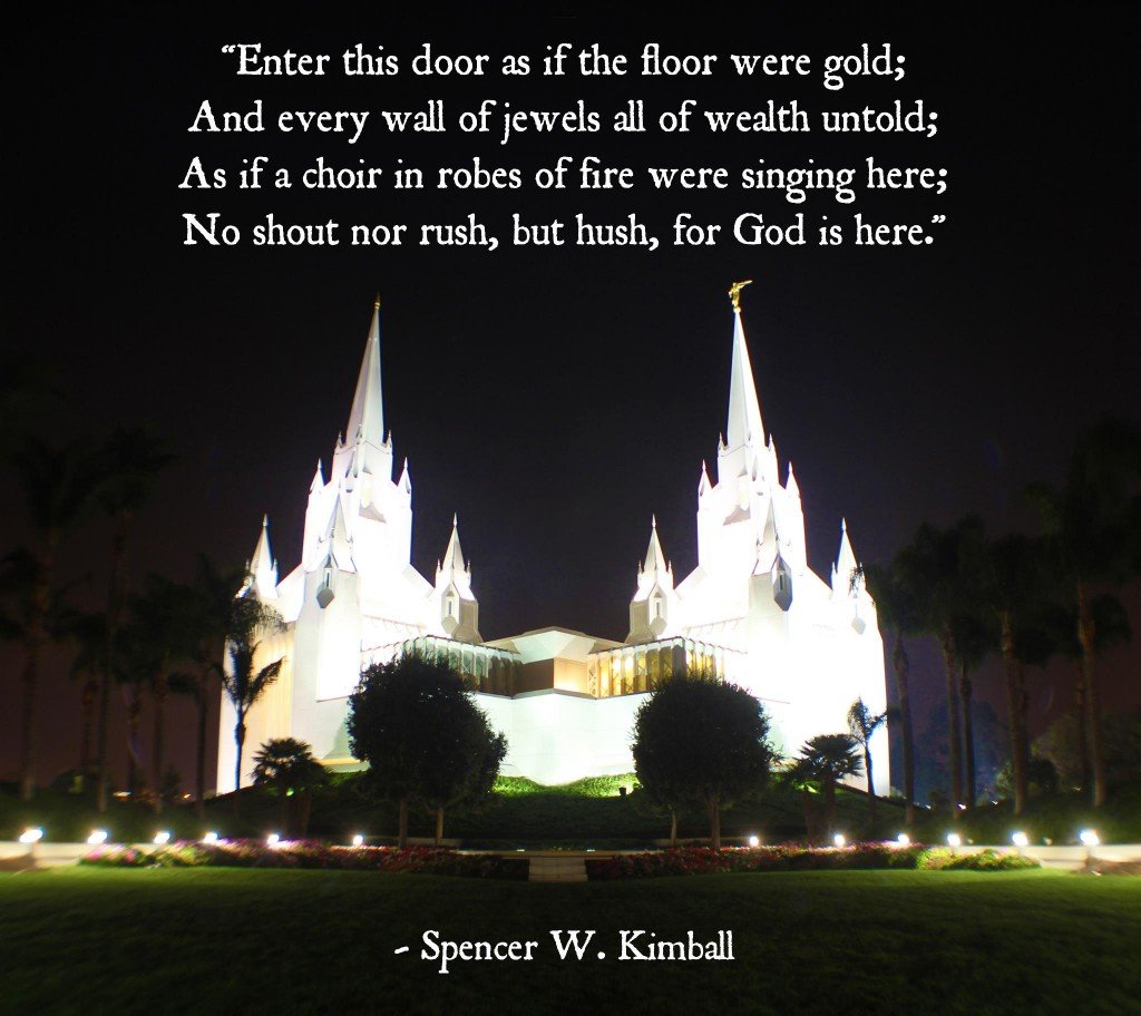 LDS Temples and Mormon Temple quotes