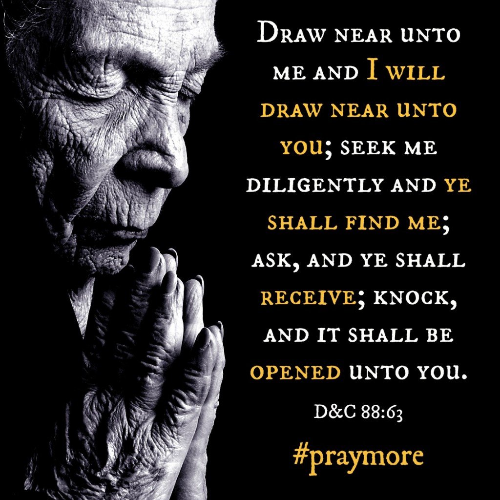 Draw Near Unto Me - Woman praying
